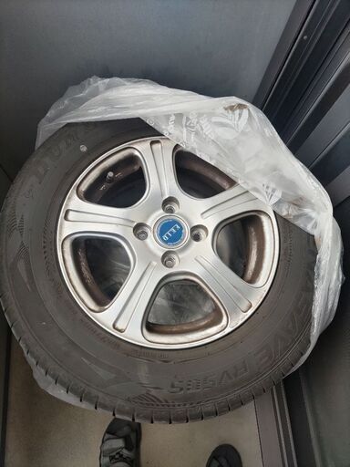 夏用タイヤ＆ホイールセット　バリ溝超美品！