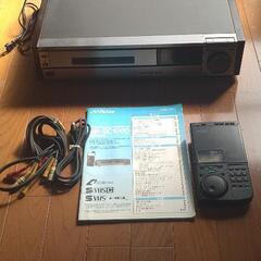 S-VHS S-VHSCカセットビデオデッキ 　ビクターHR-S...