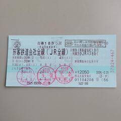 青春18きっぷ 2回分（2人分）