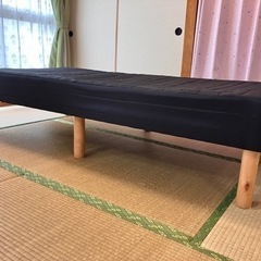 【終了】シングルベッド 脚付きマットレス 脚長タイプの画像