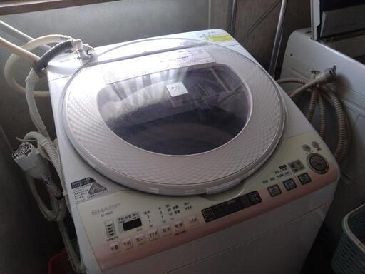 （お話中）シャ―プ　全自動洗濯機　ES-TX830-P  8.0kg