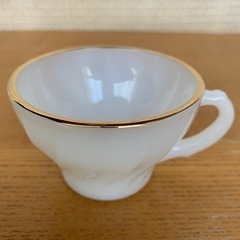 Anchor Hocking デミタスカップ&ソーサーの画像