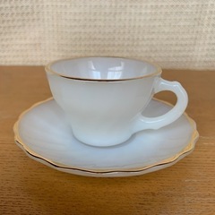 Anchor Hocking デミタスカップ&ソーサー