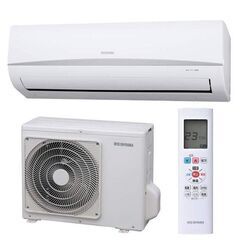 【直接引き取り】エアコン室外機セット　アイリスオーヤマ IRR-2818C 新品・取付込 10畳 冷暖房 エアコン アイリスオオヤマ製 単相100V IRR