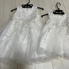 子供　チュール　ドレス　　　