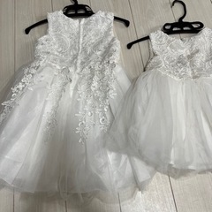 子供　チュール　ドレス　　　の画像