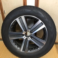 直接手渡し限定【YOKOHAMA ice GUARD G075 235/60R18】スタッドレス【EUROTECH 18インチ 8J5HPCD112+40】20年製 バリ溝 ベンツ/GLC等の画像