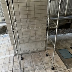 キャスター付　キッチン棚の画像