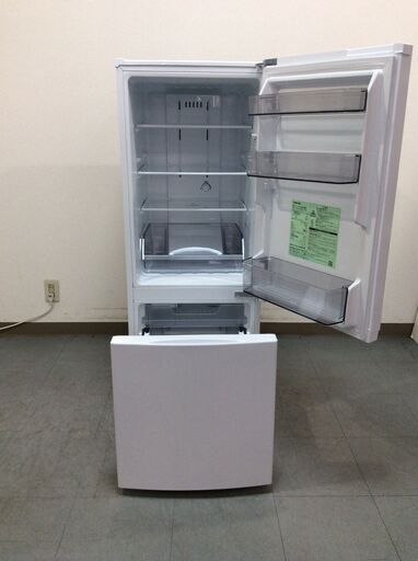 （8/3受渡済）YJT8400【TOSHIBA/東芝 2ドア冷蔵庫】極美品 2023年製 GR-U15BS-W 家電 キッチン 冷蔵冷