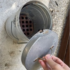 キャンプ用品　グリル　＋　火消し壺　BBQの画像