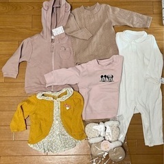 かなりお買い得！！未使用品有り80-90サイズ女の子服セット