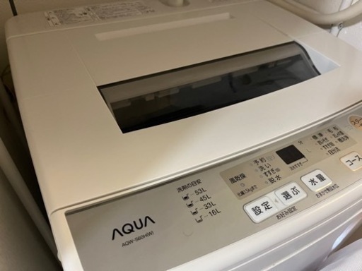 洗濯機　AQUA  6kg 2020年式
