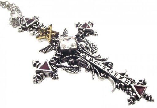 服/ファッション ALCHEMY GOTHIC: Illuminati Cross Pendant