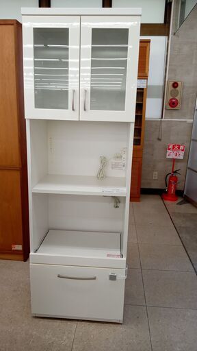 ★ジモティ割あり★ ニトリ レンジ台 白 H180×D37.5×W58.5 クリーニング済み TJ4642