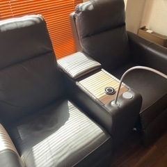 ニトリ　2人がけ電動ソファ