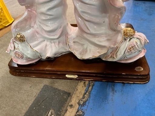 大きなピエロの置物　陶器　高さ88cm イタリア製 大きなピエロの置物 陶器 高さ88cm イタリア製