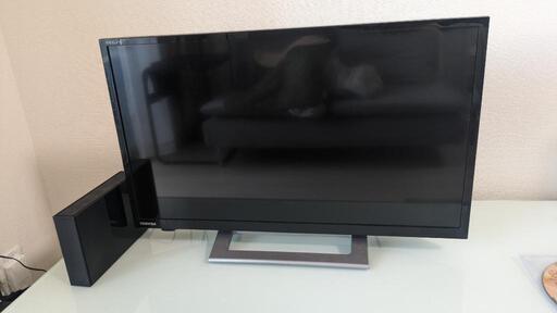 ※本人確認中返信お待ち下さい　東芝テレビ24インチ+外付けHDD  2022年製