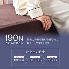 本日限定価格　美品　高反発マットレス　タンスのゲンの画像