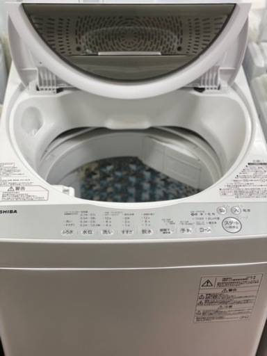 送料・設置込み　洗濯機　6kg TOSHIBA 2018年