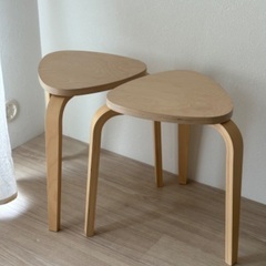 ikea スツール　2脚セット
