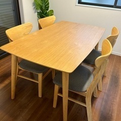 椅子4脚　ダイニングテーブルセット