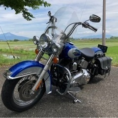 美車☆車検R6.9 15,700km ハーレーダビッドソン 2010 FLSTC 1580 社外マフラー ノーマル部品有 検 FLSTCの画像
