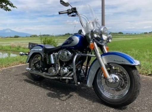 美車☆車検R6.9 15,700km ハーレーダビッドソン 2010 FLSTC 1580 社外マフラー ノーマル部品有 検 FLSTC