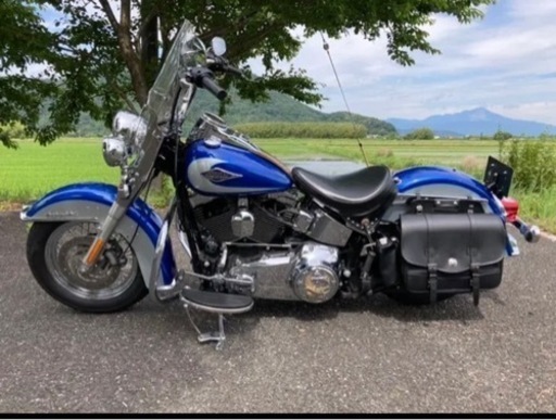 美車☆車検R6.9 15,700km ハーレーダビッドソン 2010 FLSTC 1580 社外