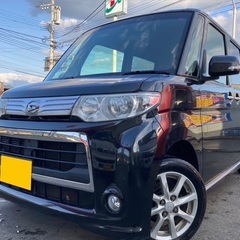 24年式☆月々9千円〜分割可❗️車検2年付き！【名義変更代込み】広い車内！大人気‼️ダイハツ タントカスタム☆HDDナビ付き☆走行中DVD見れます♪ETC付き☆純正アルミ☆事故修復歴無し☆電動スライドドア☆ドライブレコーダー☆そのまま乗って帰れます！の画像