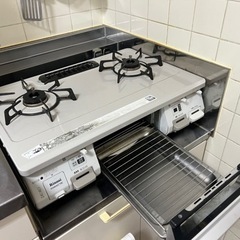 受け渡し者決定中　リンナイ　都市ガス　ガステーブル　左強火　KG...