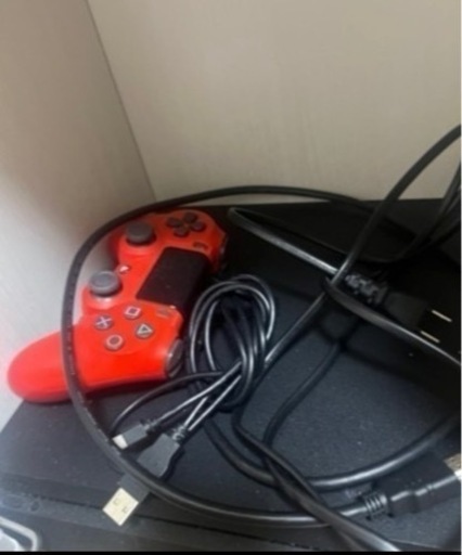 Ps4/(赤)コントローラー付き