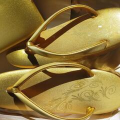 　最終値下げ　中古　バッグ草履セットの画像