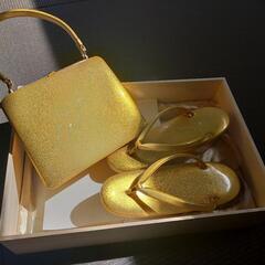 　最終値下げ　中古　バッグ草履セット