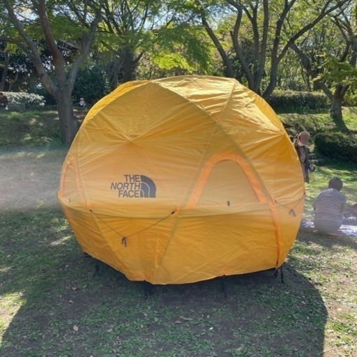 [美品]THE NORTH FACE ジオドーム4 テント【別売り】マットレス•グランドシート付き　2回使用