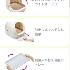 猫システムトイレ　フード付き　　の画像