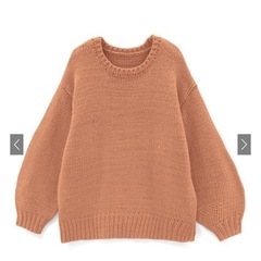 GRL ローゲージルーズカラーニットトップス[k9066b]の画像