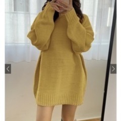 GRL ローゲージルーズカラーニットトップス[k9066b]の画像