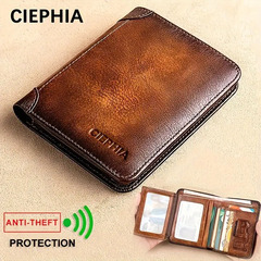 【新品】メンズ ビンテージ 薄型 多機能 ID クレジットカード...