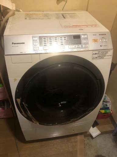 【3/27頃まで受付】【大幅値下げ】【訳あり】パナソニック　ドラム式洗濯乾燥機　　NA-VX5300R