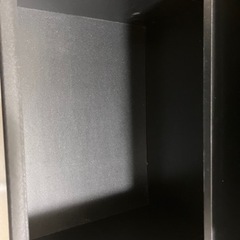 可動式収納　デスク周り収納　パソコン置き　プリンター置き　黒の画像