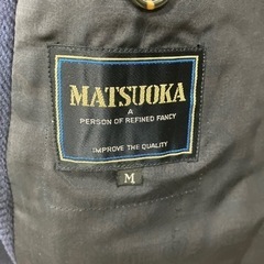 ☆値下げ☆K2403-320 MATSUOKA ステンカラーコート アンゴラ100% サイズ:M 毛玉有りの画像