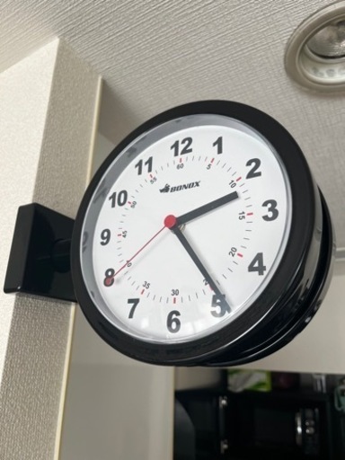 ダルトン　DOUBLE FACE CLOCK 170D BLACK