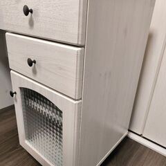 値下げ！新品購入後未使用/組立済/ドレッサー/ニトリ/ フローリオ7080D WHの画像