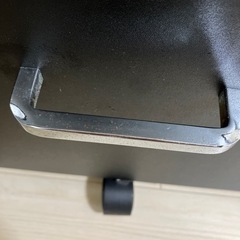 可動式収納　デスク周り収納　パソコン置き　プリンター置き　黒の画像