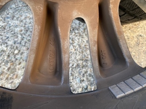 235/50R18アルファード純正ホイール