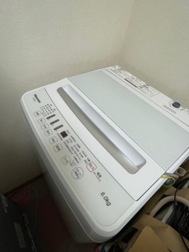 ハイセンス　洗濯機 6Kg 2年ほど使用