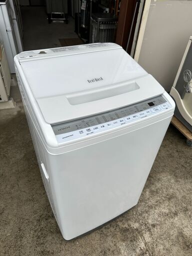 【動作保証あり】HITACHI 日立 ビートウォッシュ 2021年 BW-V70F 7.0kg 洗濯機 ②【管理KRS652】