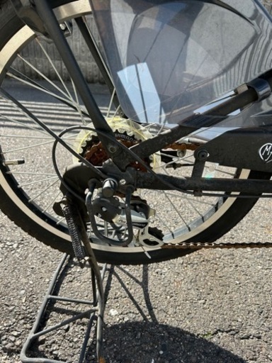 ママフレロック206D 自転車 非電動自転車　20インチ　シマノ製6段変速　子乗せ自転車