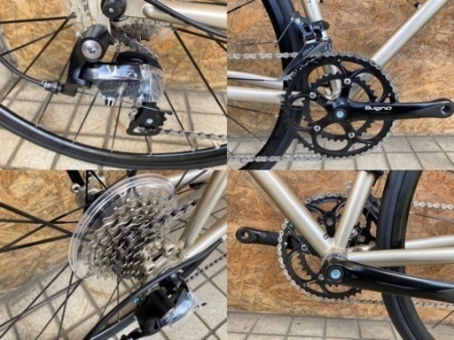 未使用品 美車！FUJI BALLAD Ω 52size クロモリロードバイク