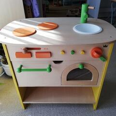 森のアイランドキッチン☆　木製キッチン玩具の画像